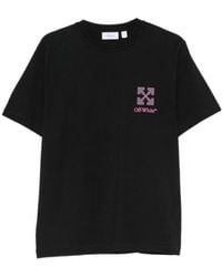 Off-White c/o Virgil Abloh - Arrows Logo-Print Cotton T-Shirt - Lyst