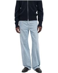 Bottega Veneta - Sky Bleached Wide Leg Jeans - Lyst