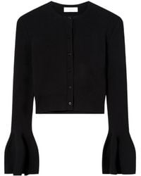 Stella McCartney - Button-Up Bell-Sleeved Cardigan - Lyst