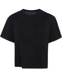 Sacai - Jersey-Style Cotton T-Shirt - Lyst