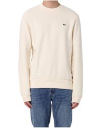 Lacoste - Fleece Crewneck Sweatshirt - Lyst