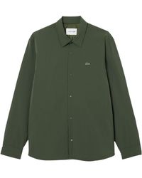 Lacoste - Quilted Water-Repellent Overshirt - Lyst