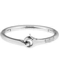 Balenciaga - Logo Engraved Bracelet - Lyst