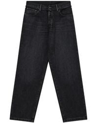 Acne Studios - Mid Waisted Wide-Leg Jeans - Lyst