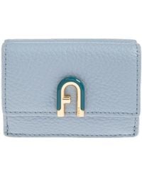 Furla - Idea Logo Plaque Small Wallet - Lyst
