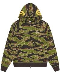 ICECREAM - Smiley Tiger Stripe Zip-Up Hoodie - Lyst