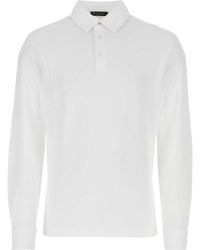 Loro Piana - Long-Sleeved Polo Shirt - Lyst