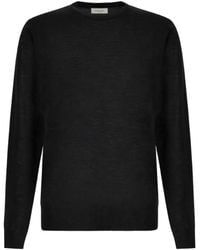 Canali - Crew-Neck Wool Sweater - Lyst