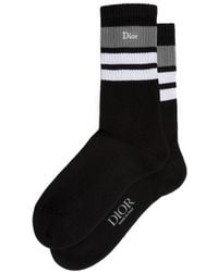 Dior - Homme Three-Tone Striped Socks - Lyst