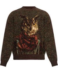 Etro - Crew Neck Long-Sleeved Sweatshirt - Lyst