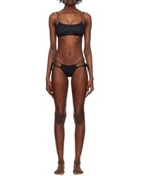 MISBHV - Monogram-Pattern Bikini Bottoms - Lyst