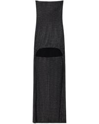Alexander Wang - Crystal-Embellished High-Low Asymmetric Dress - Lyst