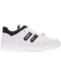 Bally - Round Toe Lace-Up Sneakers - Lyst