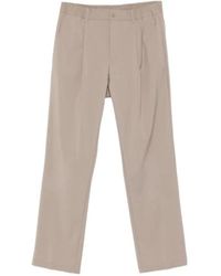 Herno - Elasticated Pleated Trousers - Lyst