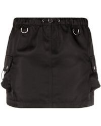 Coperni - Straight Hem Drawstring Cargo Mini Skirt - Lyst