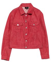 A.P.C. - Button-Fastening Denim Jacket - Lyst