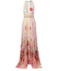Roberto Cavalli - Floral Silk Gown - Lyst