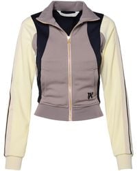 Palm Angels - Pa Monogram Embroidered Colour-Blocked Track Jacket - Lyst