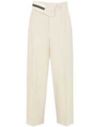 Fendi - Asymmetric Tailored Trousers - Lyst