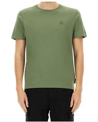 Moose Knuckles - Logo Patch Crewneck T-Shirt - Lyst