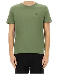 Moose Knuckles - Logo Patch Crewneck T-Shirt - Lyst