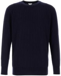 Bottega Veneta - Dark Wool Sweater - Lyst