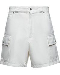 Prada - Denim Bermuda Shorts - Lyst