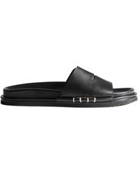 JW Anderson - Fussbett Loafer Leather Slides - Lyst