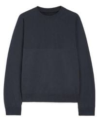 Jil Sander - Cotton Terry Crew-Neck Sweatshirt - Lyst