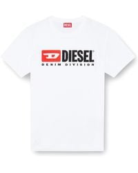DIESEL - T-Boxt-Div Logo Printed T-Shirt - Lyst