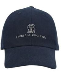 Brunello Cucinelli - Logo-Embroidered Baseball Hat - Lyst