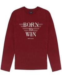 Armani Jeans - Logo Long-Sleeved T-Shirt - Lyst