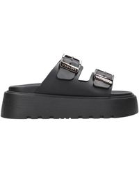Casadei - Florence Double-Strap Chunky-Sole Sandals - Lyst