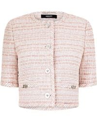 Versace - Tweed Jacket - Lyst
