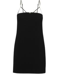 DSquared² - Logo Plaque Cut-Out Strappy Mini Dress - Lyst
