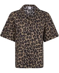 Aspesi - Leopard-Print Shirt - Lyst
