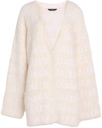 Balenciaga - Lightweight Knitted Long-Sleeve Coat - Lyst