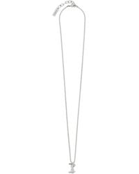 Saint Laurent - Cassandre Ring Necklace - Lyst