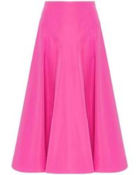 Valentino - A-Line Midi Skirt - Lyst