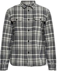 Woolrich - Check-Pattern Buttoned Shirt - Lyst