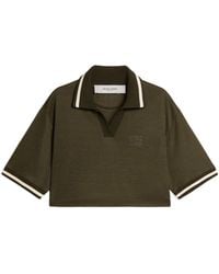 Golden Goose - Vce Embroidered Cropped Top - Lyst