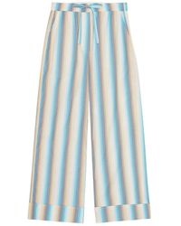 Ganni - Ombre Stripe Elasticated Trousers - Lyst