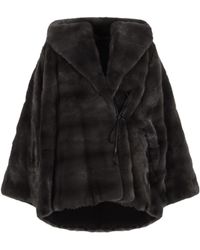 Yves Salomon - Long-Sleeved Fur Coat - Lyst