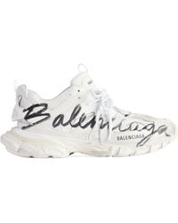 Balenciaga - Track Signature Lace-Up Sneakers - Lyst