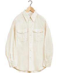 Lemaire - Long-Sleeved Button-Up Shirt - Lyst