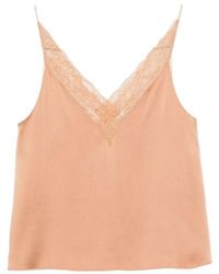 forte_forte - Lace-Trim Camisole Top - Lyst