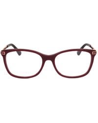Jimmy Choo - Eyewear Square Frame Glasses - Lyst