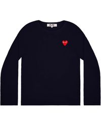 COMME DES GARÇONS PLAY - Long-Sleeved Knitwear - Lyst