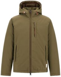 Herno - Cropped Matte Nylon Hooded Down Jacket - Lyst