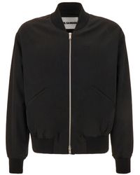 Jil Sander - Zip-Up Bomber Jacket - Lyst